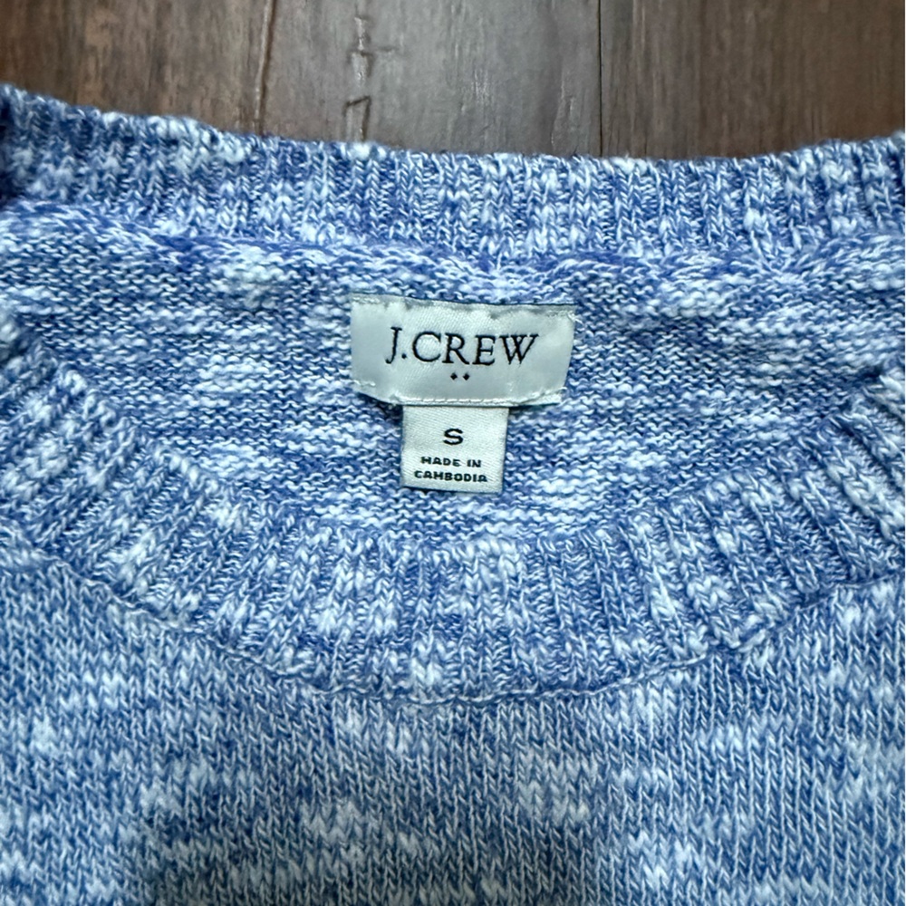J. Crew Blue Crewneck Sweater - Picture 5 of 5